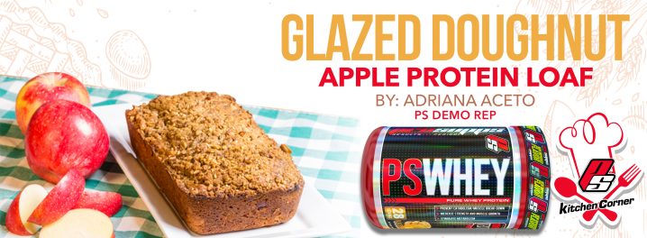 Glazed Doughnut Apple Protein Loaf Recipe