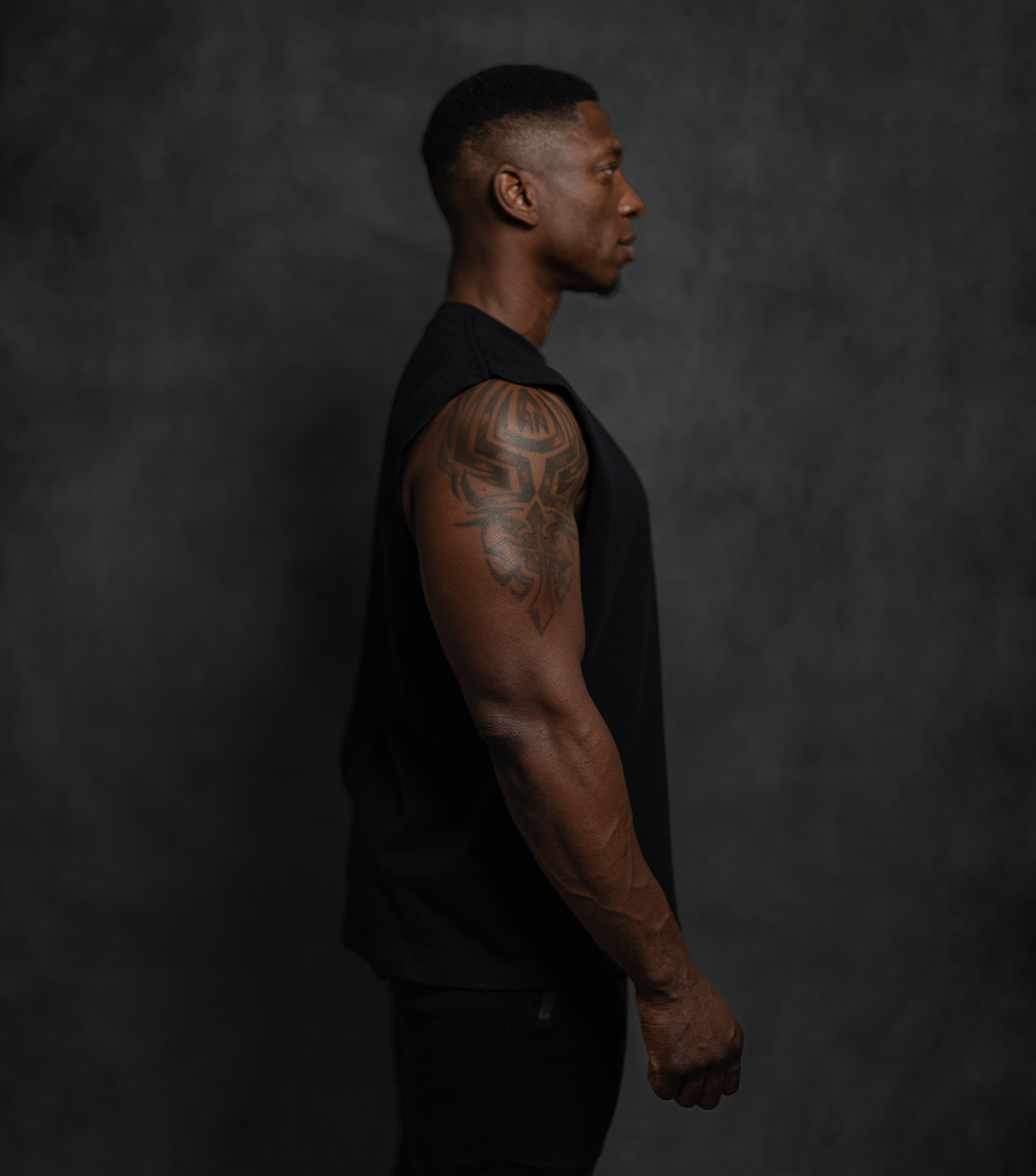 HYDE Oversized Sleeveless Tee - Black