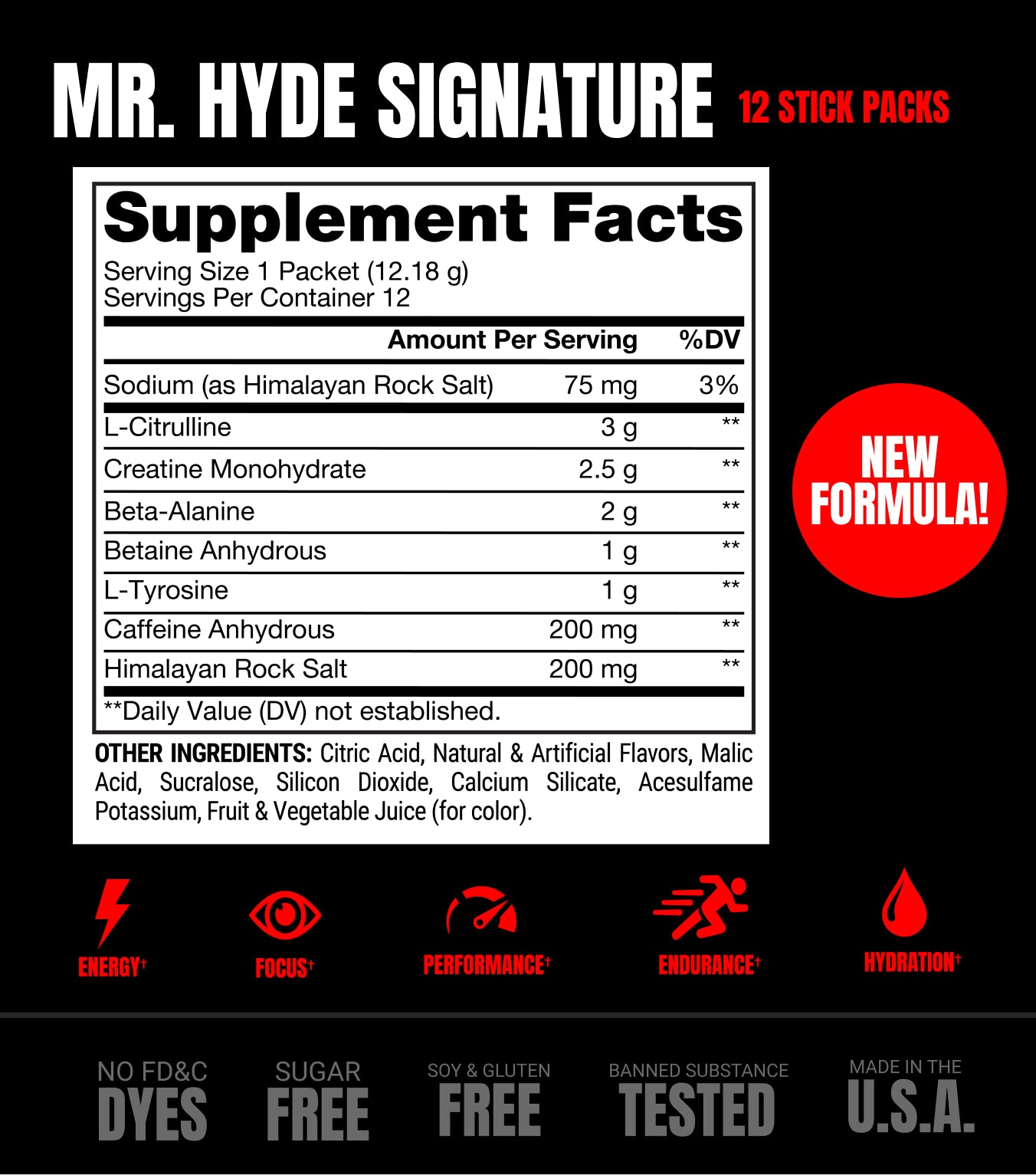 Mr. HYDE Signature On-The-Go 12 Sticks
