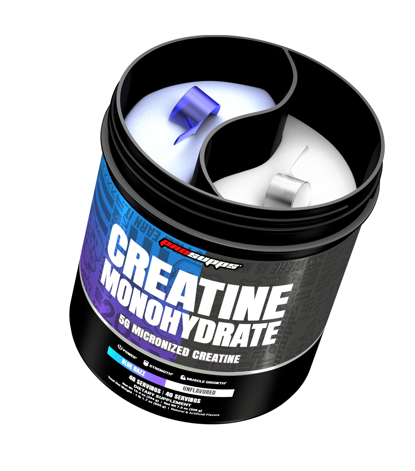 Creatine Monohydrate Dual Tub