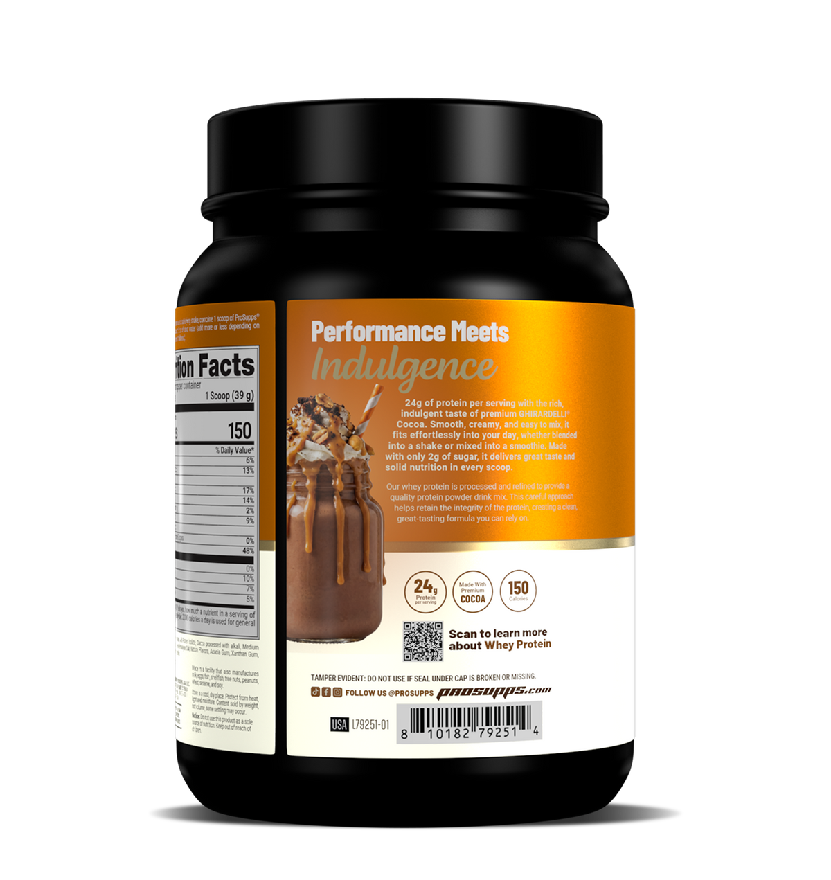 ProSupps Whey Protein Made With Ghirardelli®