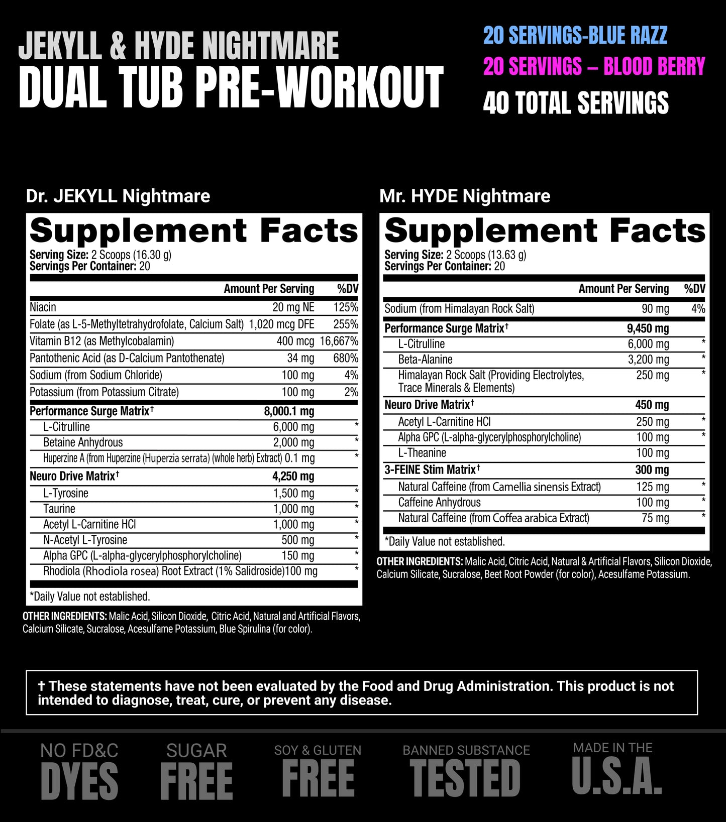JEKYLL & HYDE Nightmare Dual Tub