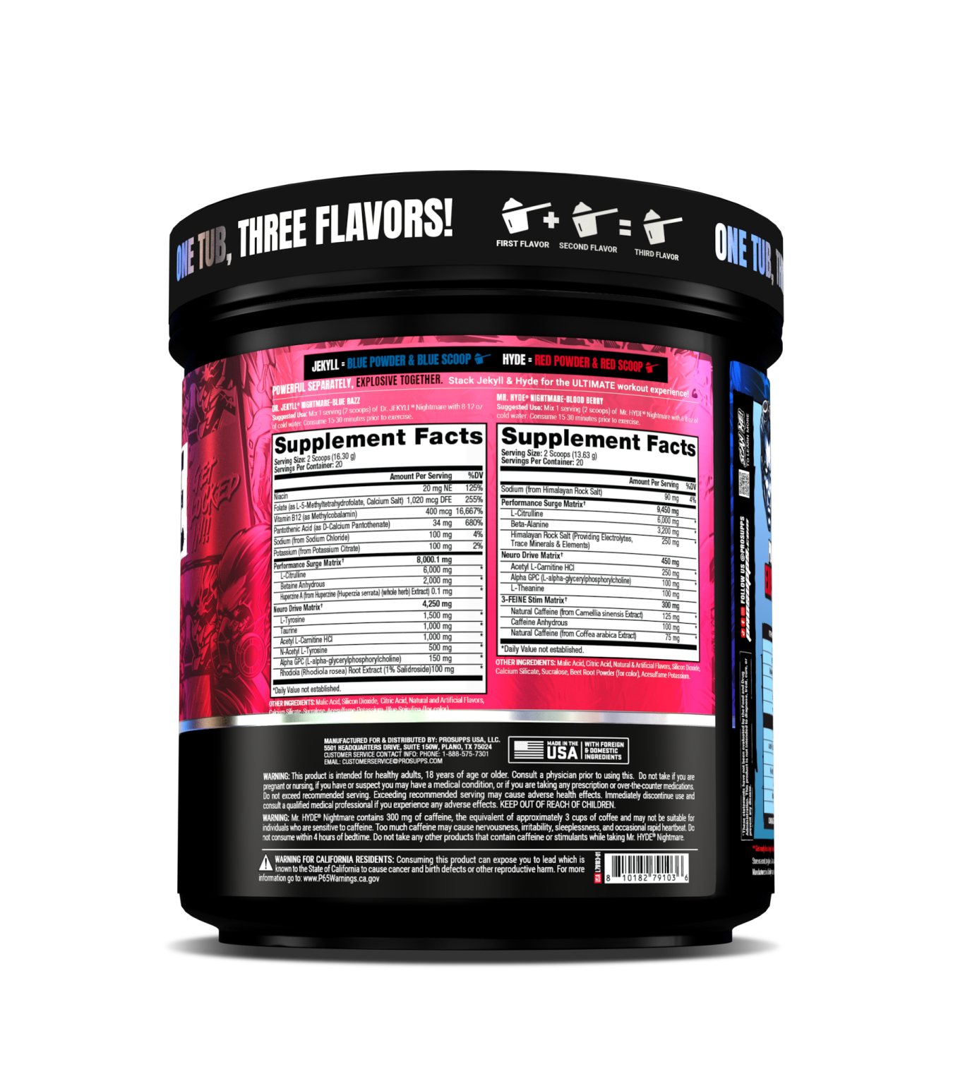 JEKYLL & HYDE Nightmare Dual Tub