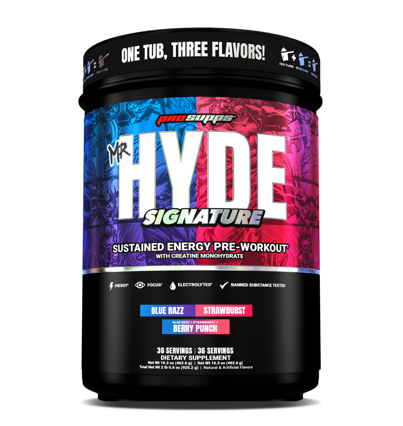 Mr. HYDE Signature Dual Tub 36/36 Serve – ProSupps.com Mr. HYDE Signature Dual Tub 36/36 Serve – ProSupps.com