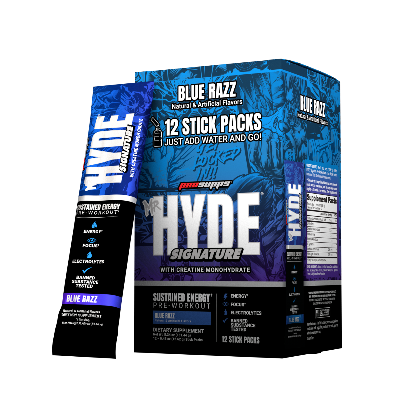 Mr. HYDE Signature On-The-Go 12 Sticks – ProSupps.com