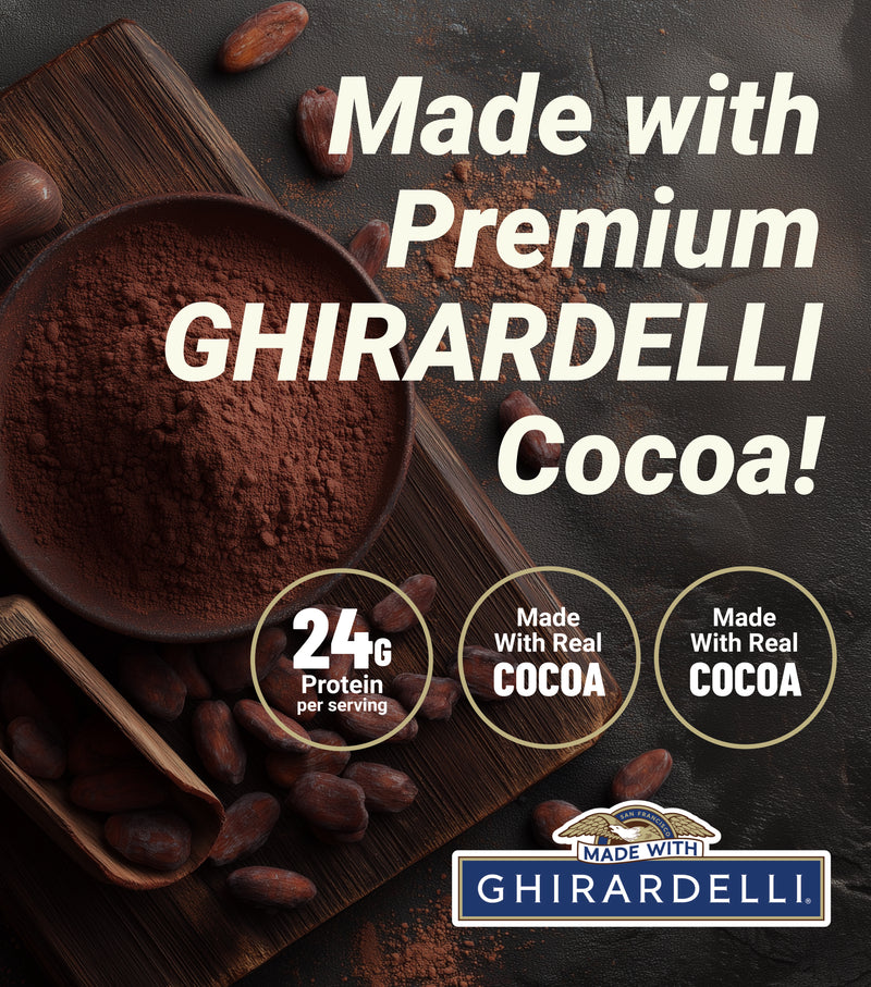 ProSupps Whey Protein Featuring Premium Ghirardelli® Cocoa
