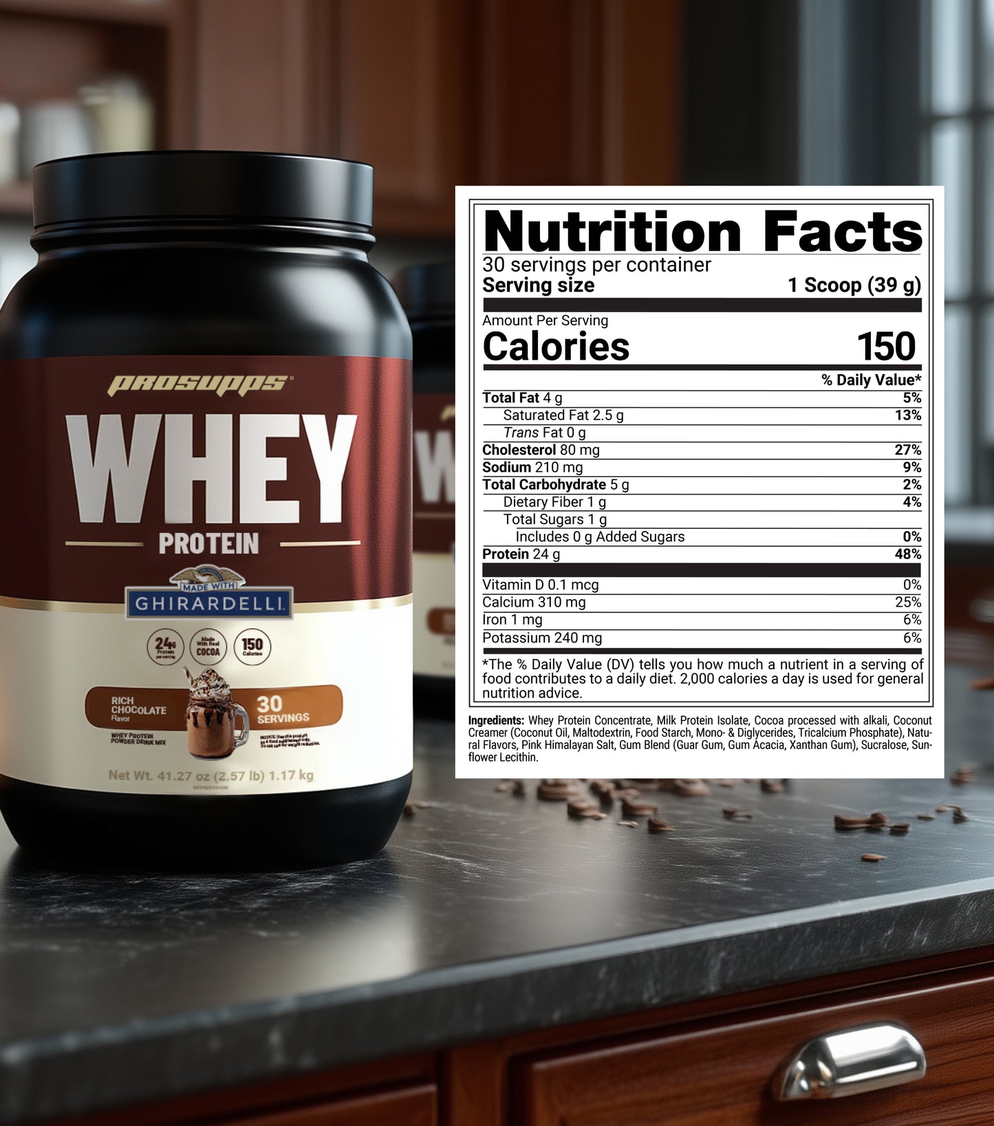 Ghirardelli x ProSupps Whey Protein