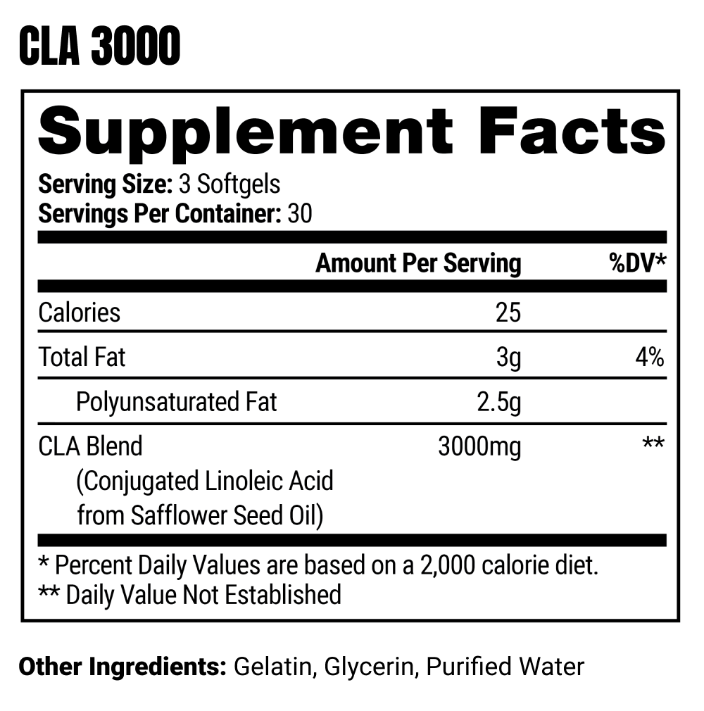 Fat Loss Bundle Supplement Facts - Panel 1
