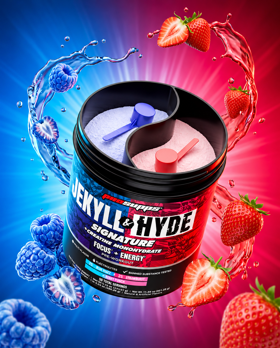 Jekyll & Hyde Signature Dual Tub / 50 Total Servings