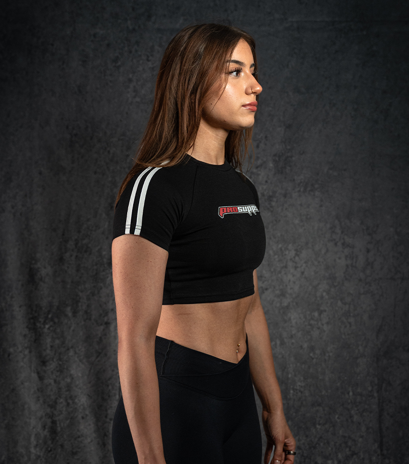 ProSupps Taped Crop Tee - Black