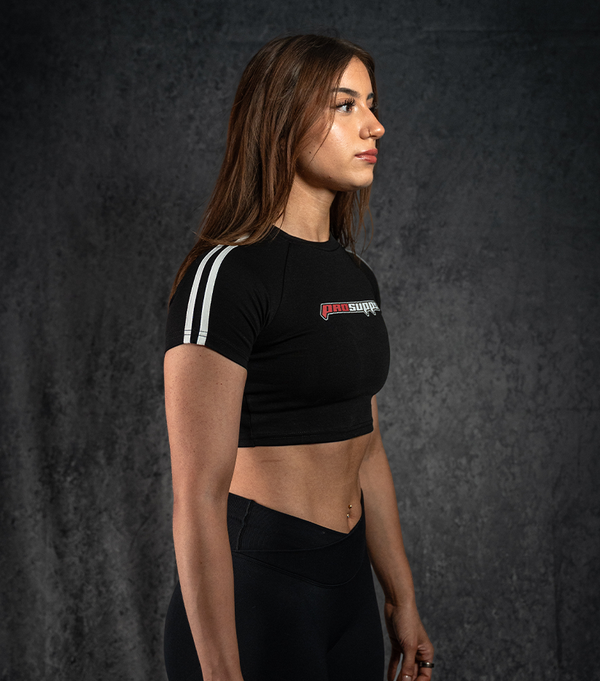 ProSupps Taped Crop Tee - Black