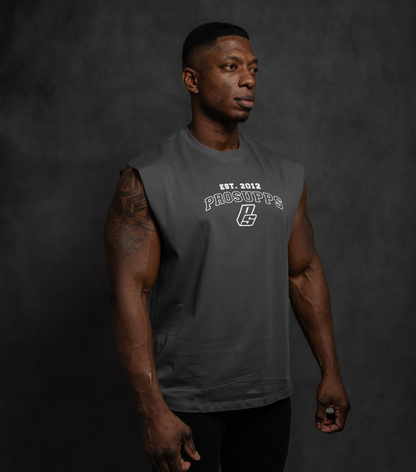 ProSupps Oversized Sleeveless Tee - Grey