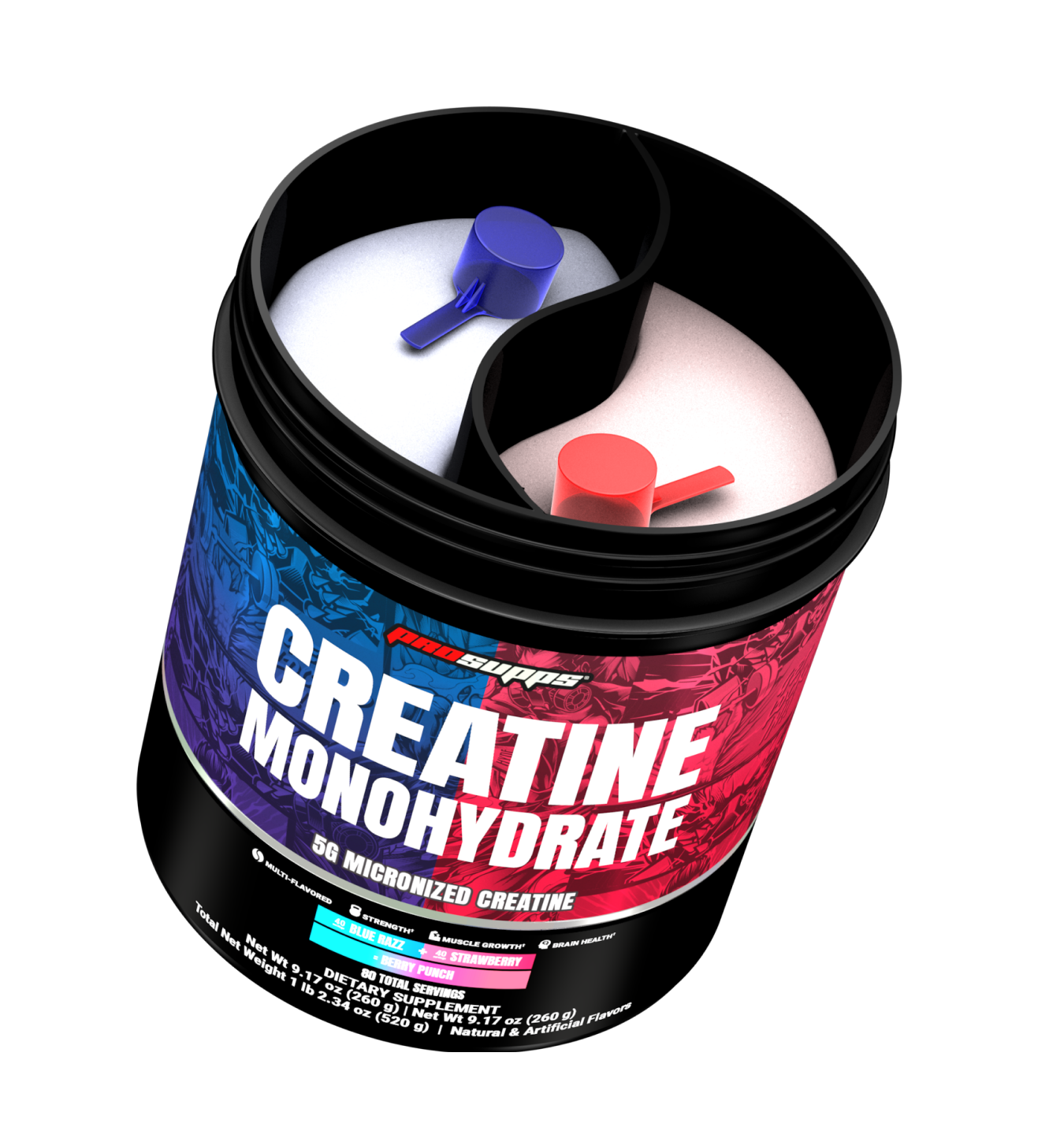 Creatine Monohydrate Dual Tub