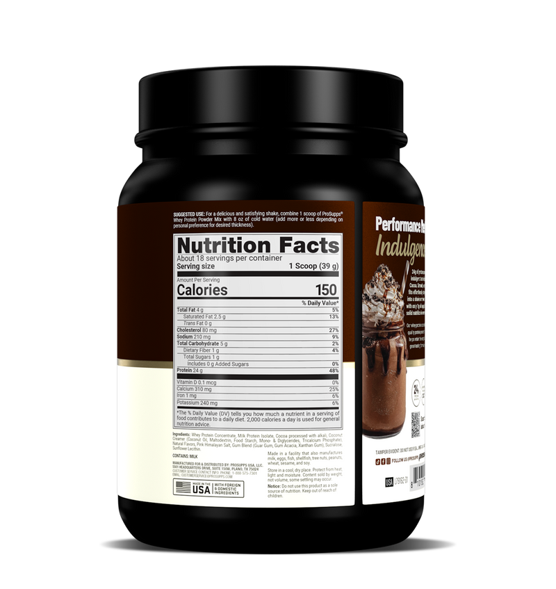ProSupps Whey Protein Made With Ghirardelli®