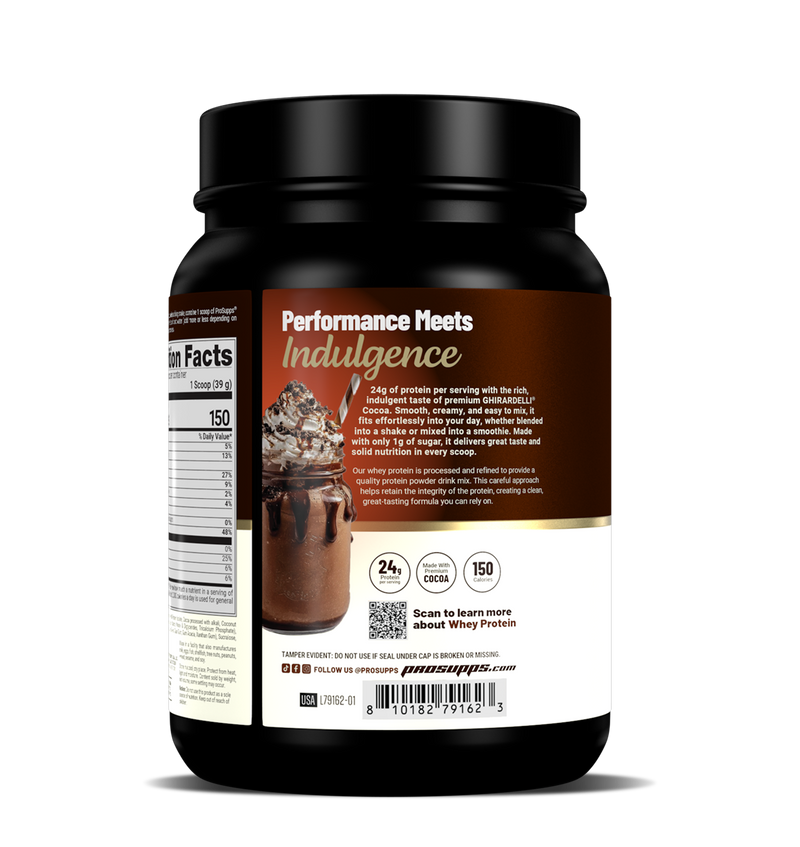 ProSupps Whey Protein Made With Ghirardelli®