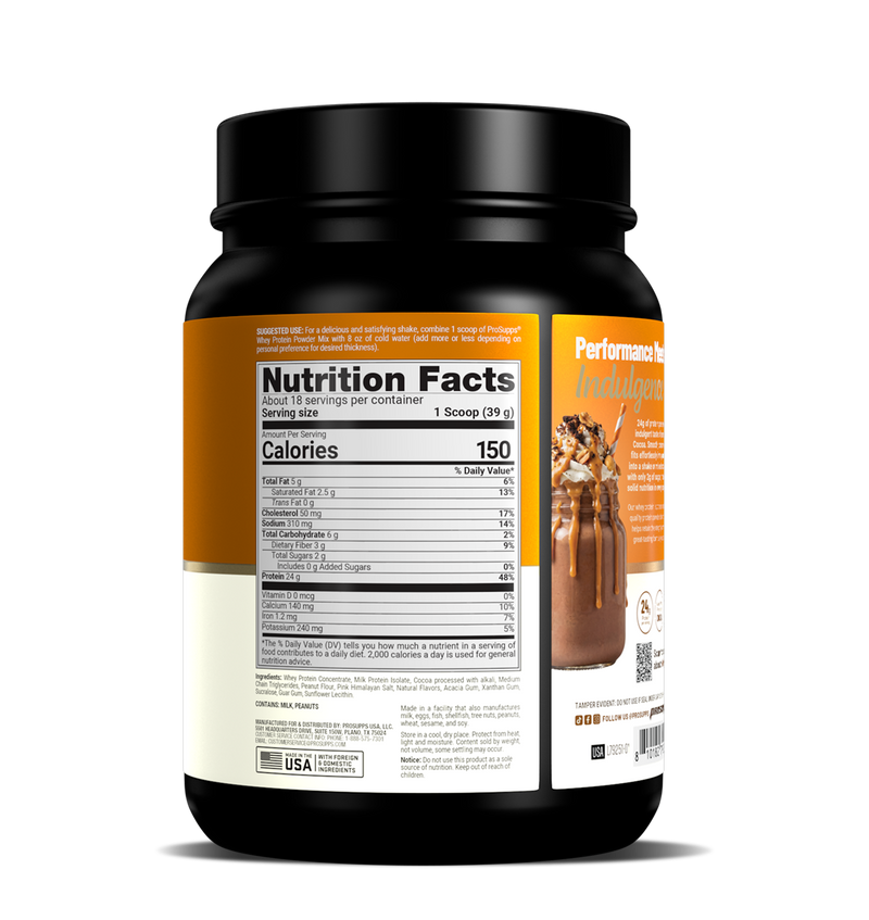ProSupps Whey Protein Made With Ghirardelli®