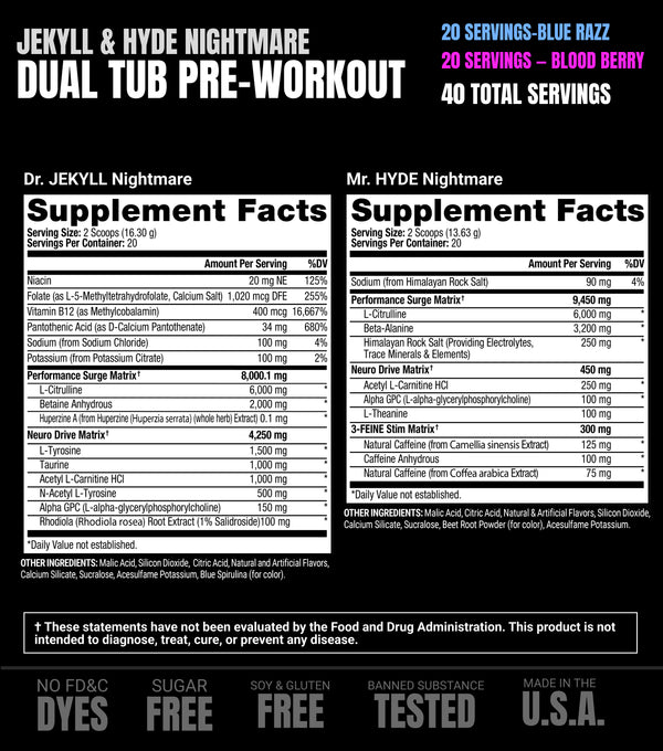 JEKYLL & HYDE Nightmare Dual Tub