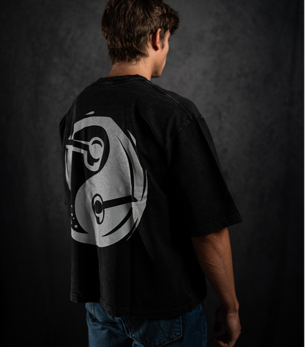 Duality Oversized Cropped Tee