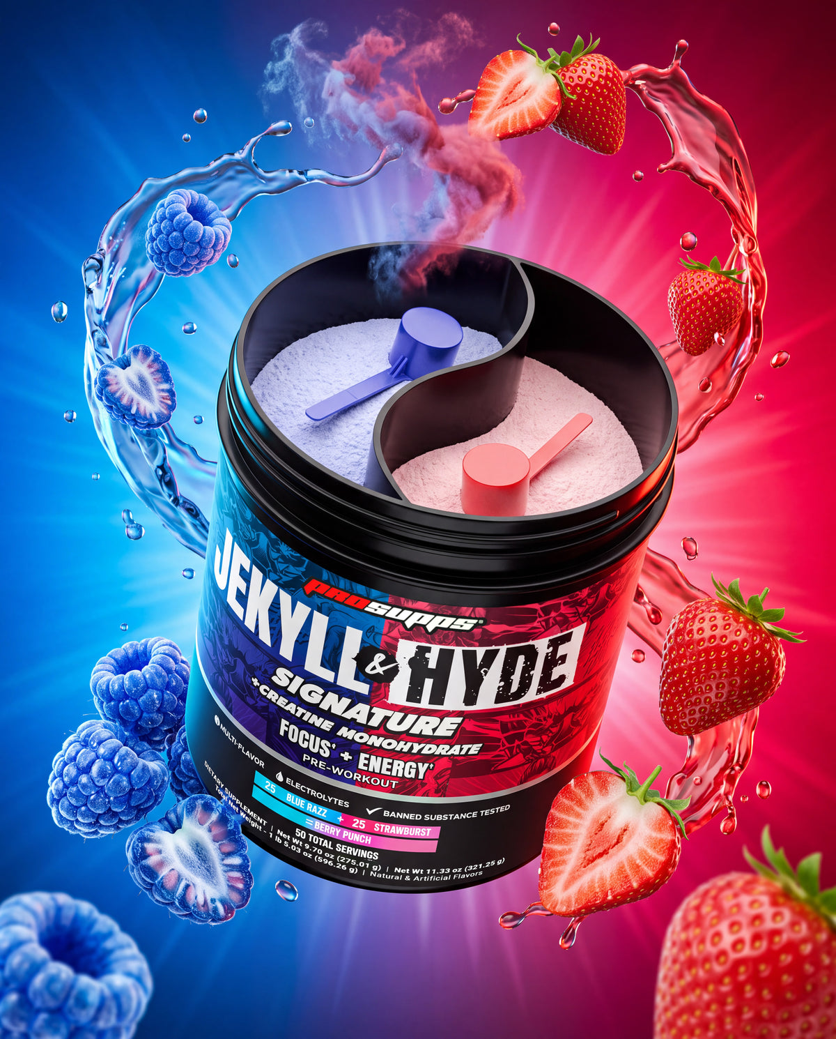 Jekyll & Hyde Signature Dual Tub / 50 Total Servings