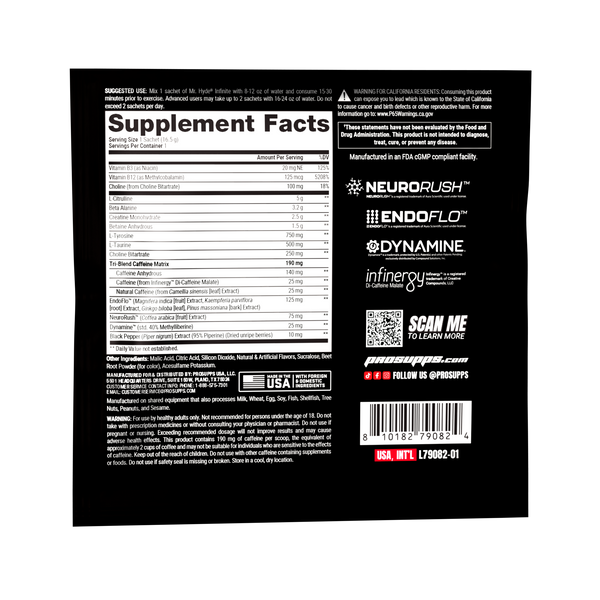 Mr. Hyde Infinite Fully Dosed Pre-Workout
