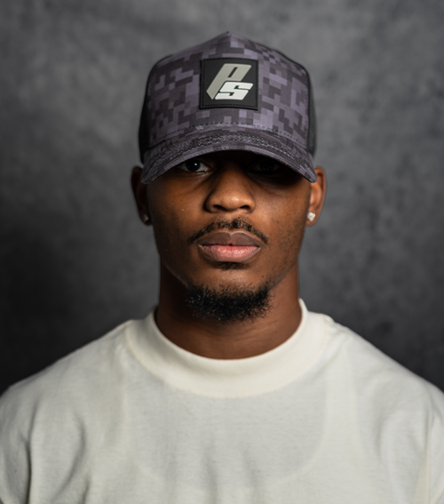 PS Performance Trucker Hat-Camo Black
